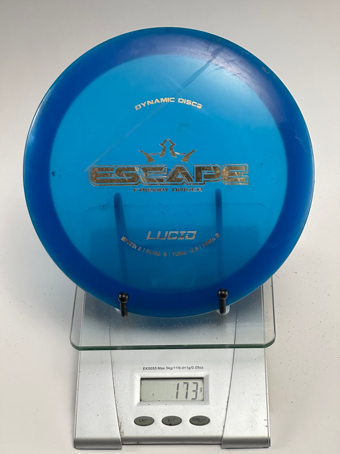 Dynamic Discs Lucid Escape Fairway Driver (Blue) - Used
