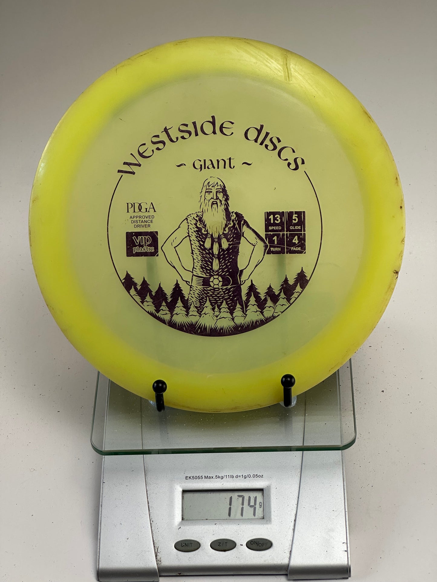 Westside Giant VIP Distance Driver (Yellow, 174g)