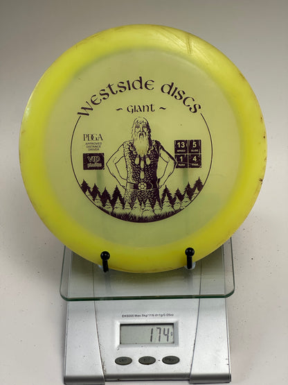 Westside Giant VIP Distance Driver (Yellow, 174g)