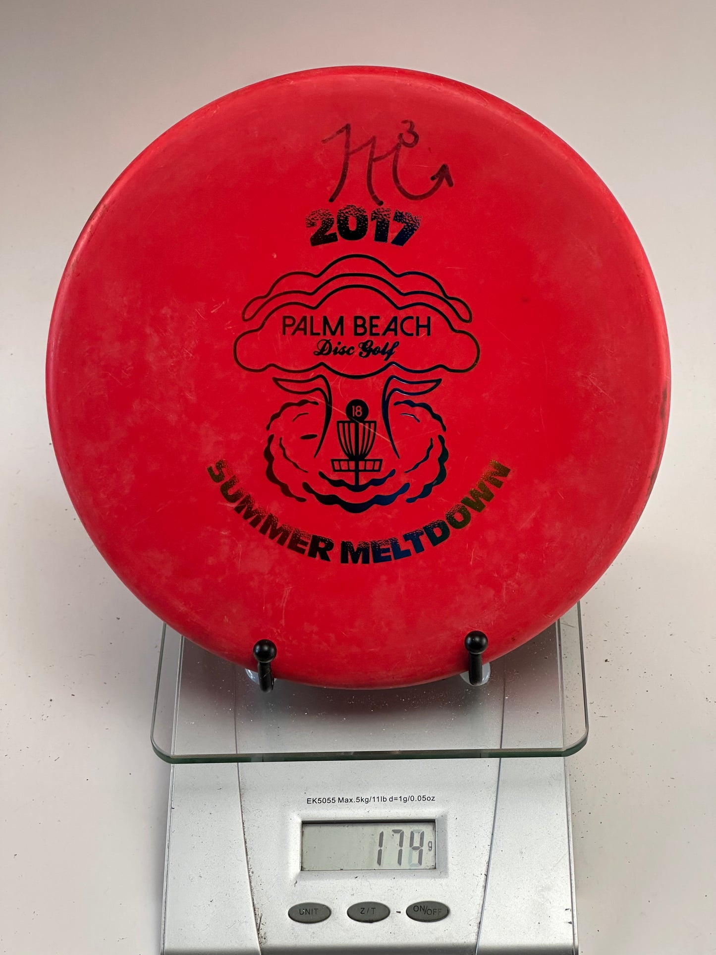 Trilogy Mega Soft Harp Putter (Red) 2017 Palm Beach Summer Meltdown Stamp