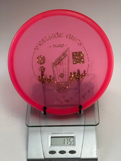 Westside VIP Harp Putter – Translucent Pink w/ Gold Harp Stamp