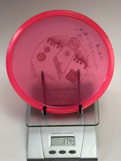 Westside VIP Harp Putter – Translucent Pink w/ Gold Harp Stamp