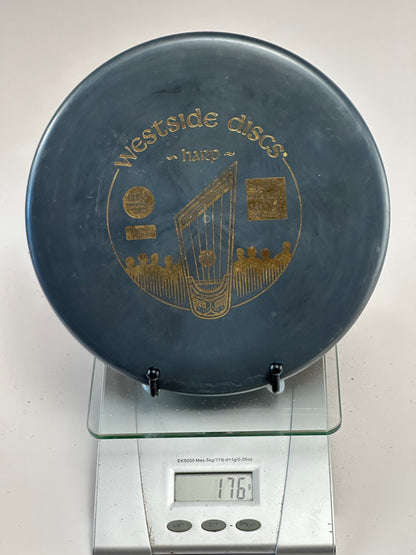 Westside Harp BT Hard Approach Disc - Blue w/ Gold Stamp