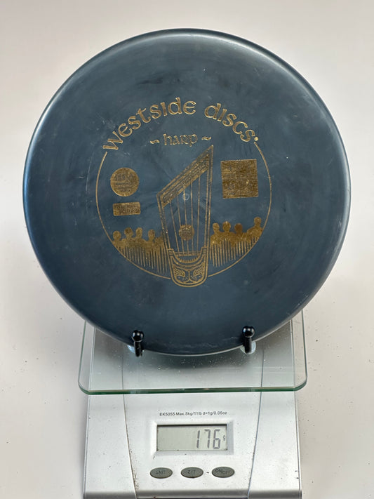 Westside Harp BT Hard Approach Disc - Blue w/ Gold Stamp