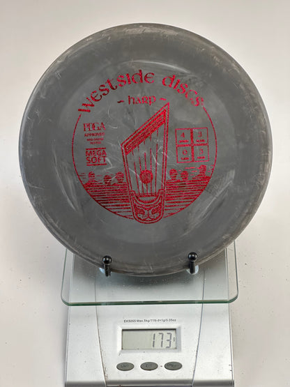 Westside Harp Mega Soft Approach Disc - Gray w/ Red Stamp