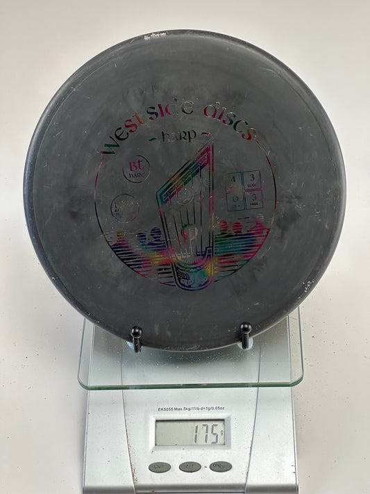 Westside Harp BT Hard Putter - Black w/ Rainbow Foil Stamp