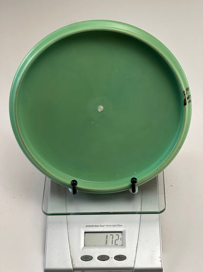 Trilogy Lucid Judge Putter - Green - Springfield Disc Golf Club Stamp