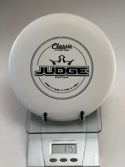 Dynamic Discs Judge Classic Blend Putter - White w/ Black Stamp
