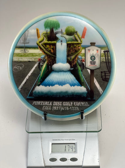Dynamic Discs Fuzion Judge Putter – Full Color Tony Waterfalls Stamp
