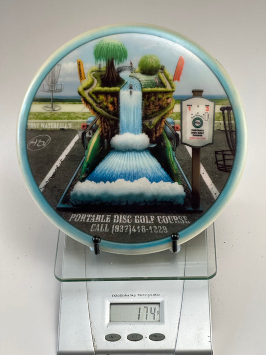 Dynamic Discs Fuzion Judge Putter – Full Color Tony Waterfalls Stamp