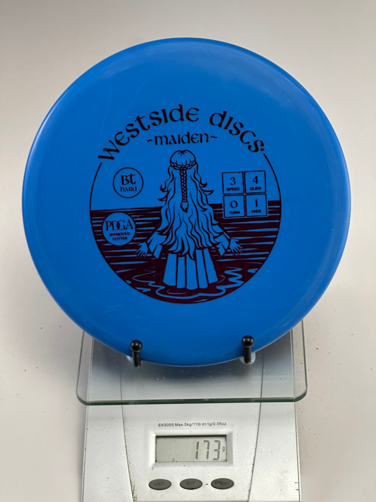 Westside Discs Maiden BT Hard Putter (173g) - Blue