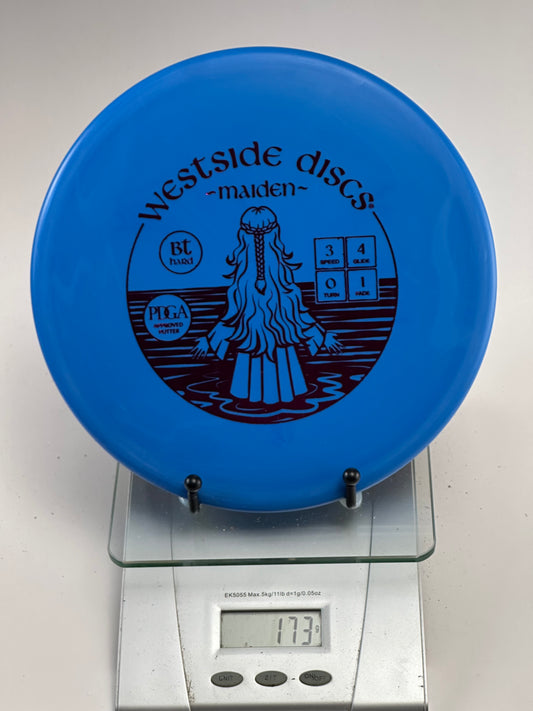 Westside Maiden BT Hard Putter (Blue, 173g)