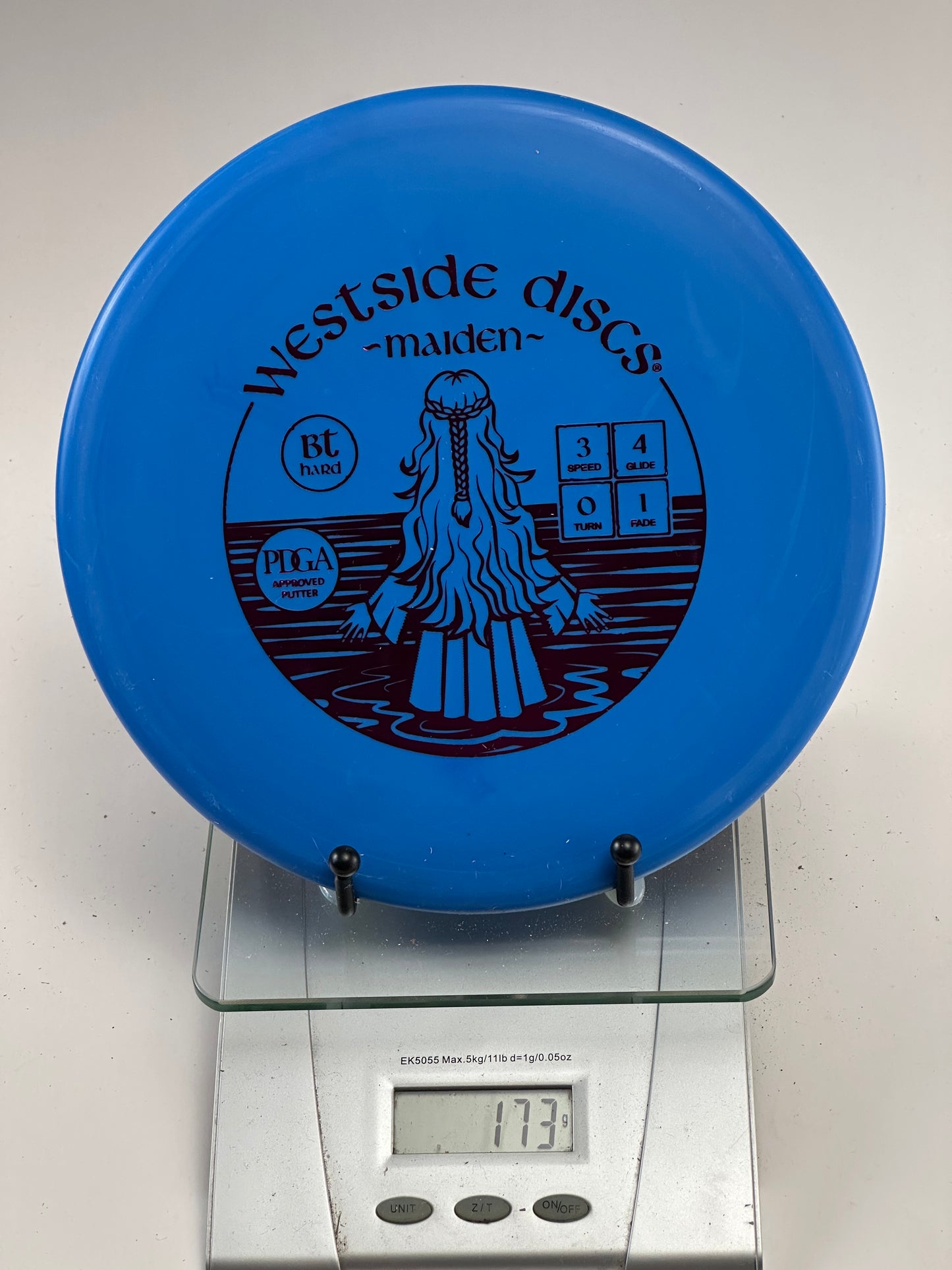 Westside Discs Maiden BT Hard Putter (Blue, 173g)