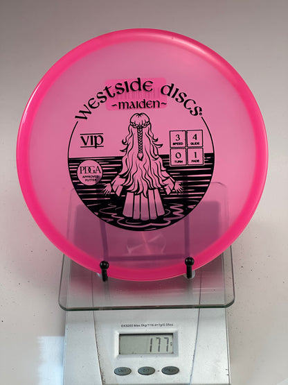 Westside Discs Maiden VIP Putter | Translucent Pink | 177g