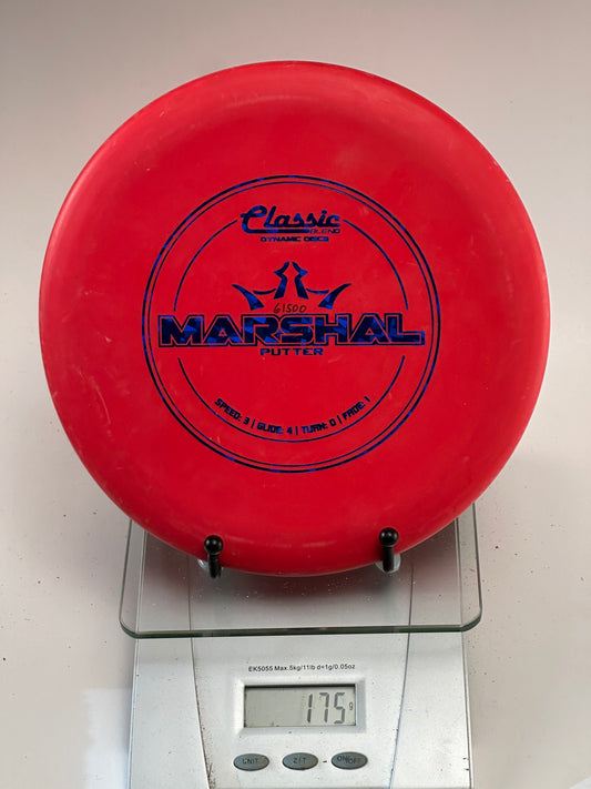 Dynamic Discs Marshal Classic Blend Beaded Putter (Red, 175g)