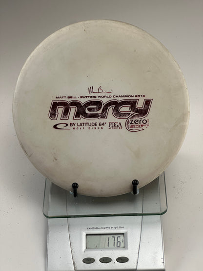 Latitude 64 Mercy Zero Soft Putter (White) Matt Bell 2016 Stamp