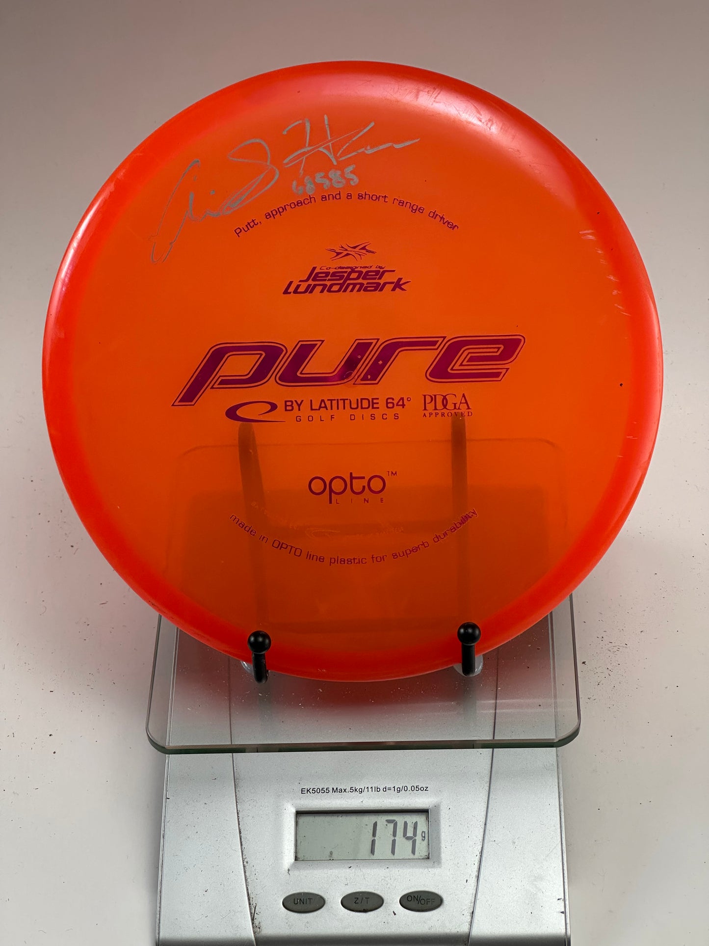 Trilogy Opto Line Pure 174g Signed (Orange)