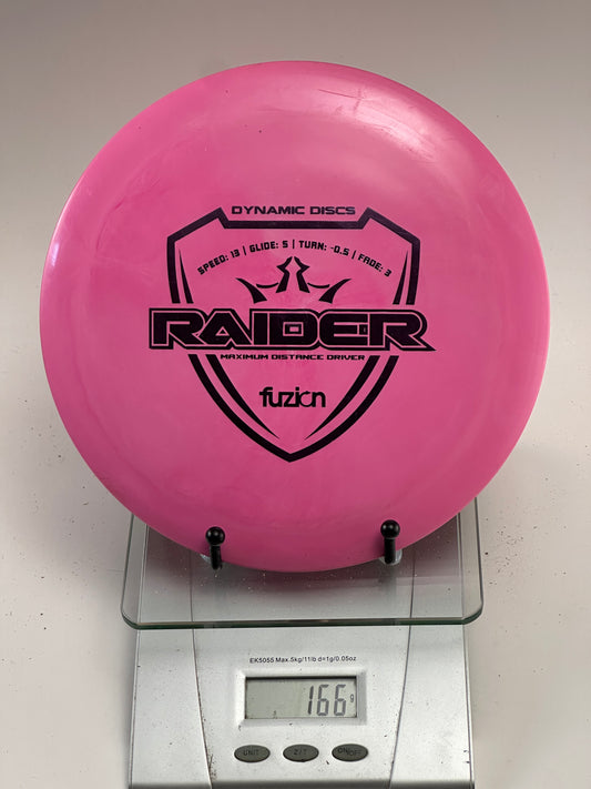 Dynamic Discs Fuzion Raider Distance Driver 166g Pink