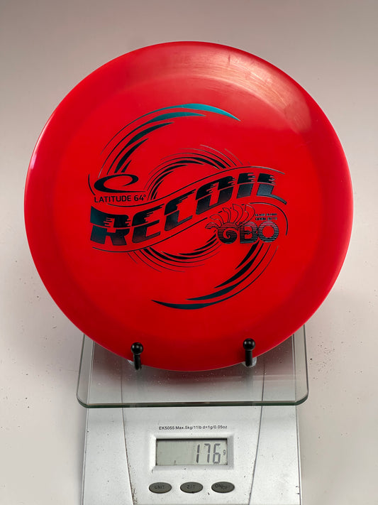 Latitude 64 Recoil Opto (GBO Stamp) Transparent Red 175–176g