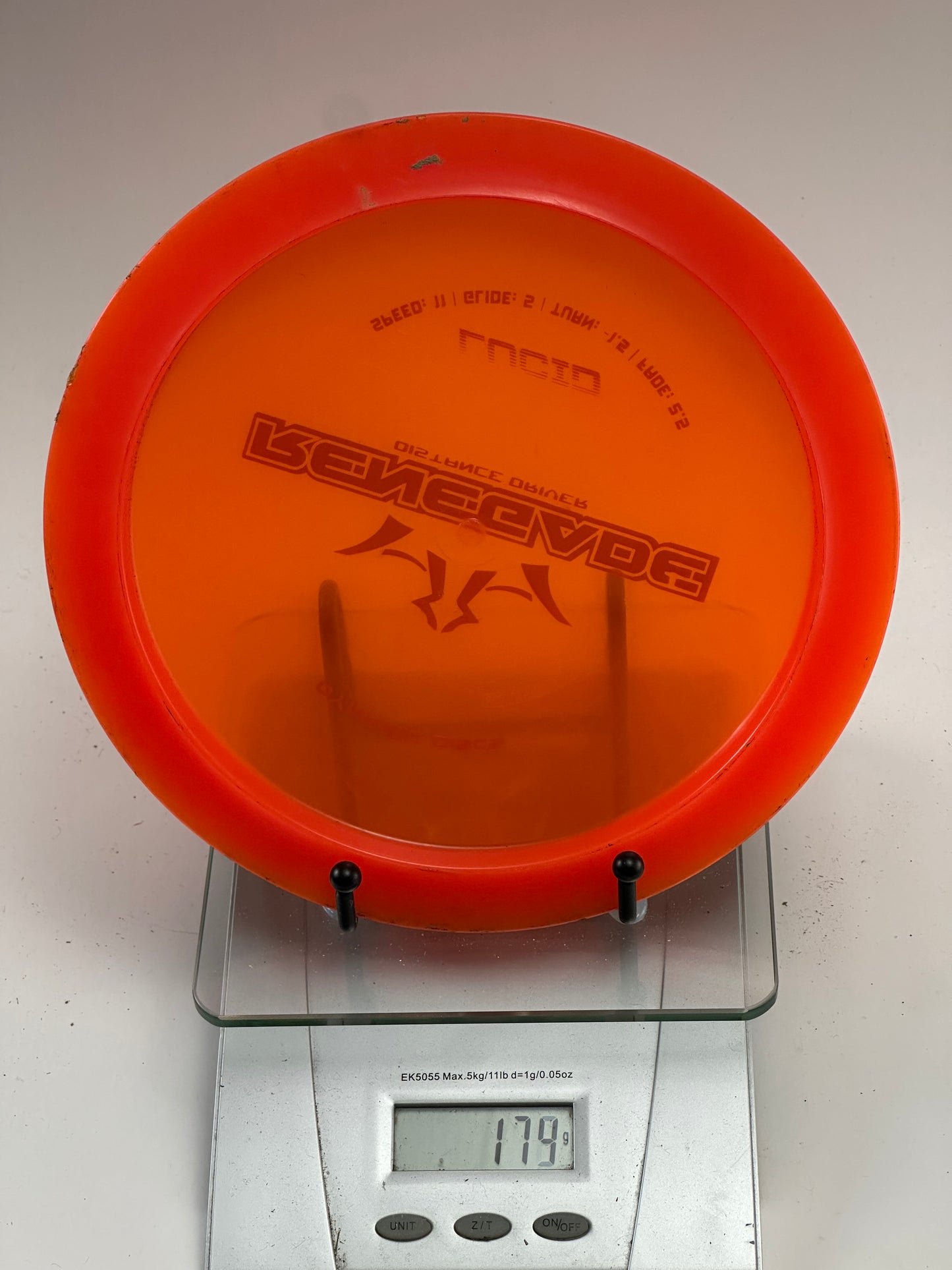 Dynamic Discs Lucid Renegade Distance Driver – Transparent Orange