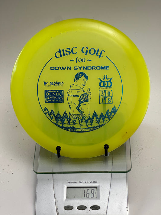 Trilogy Saint Opto (2018 Disc Golf for Down Syndrome) Transparent Yellow 169g