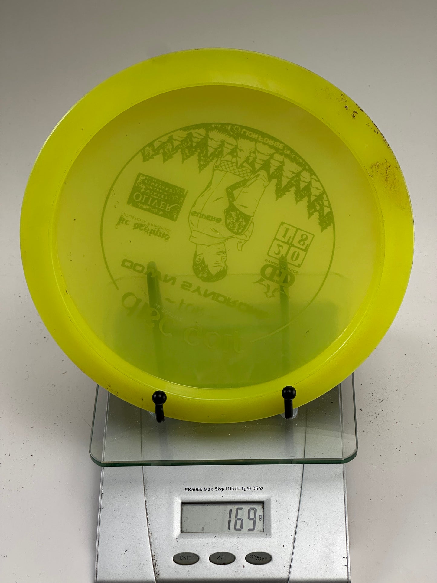 Trilogy Saint Opto (2018 Disc Golf for Down Syndrome) Transparent Yellow 169g