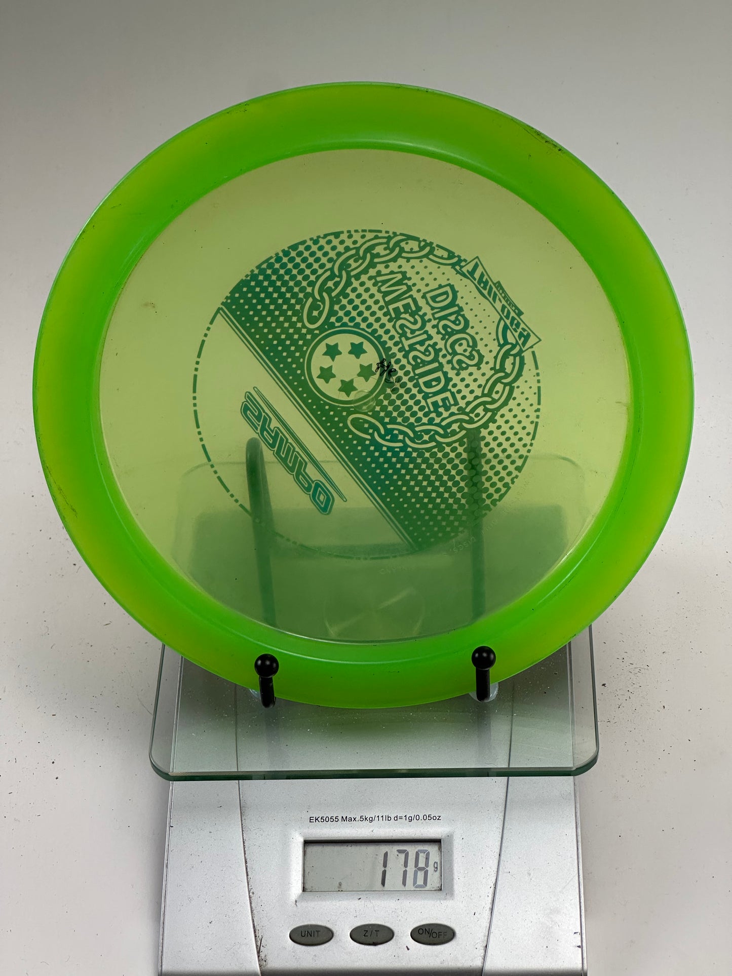 Westside VIP Sampo Driver – Transparent Green w/ Blue Stamp