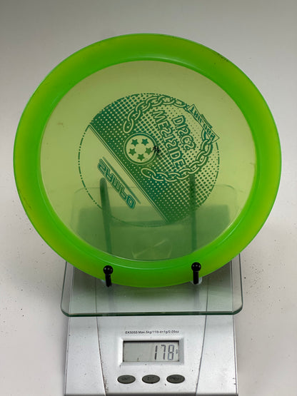 Westside VIP Sampo Driver – Transparent Green w/ Blue Stamp