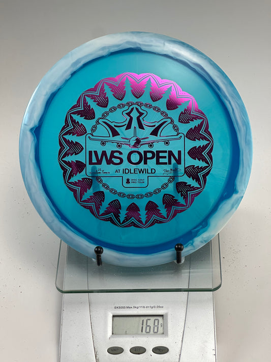 Trilogy Opto Ice Sapphire – LWS Open at Idlewild Stamp (Blue/White Swirl)