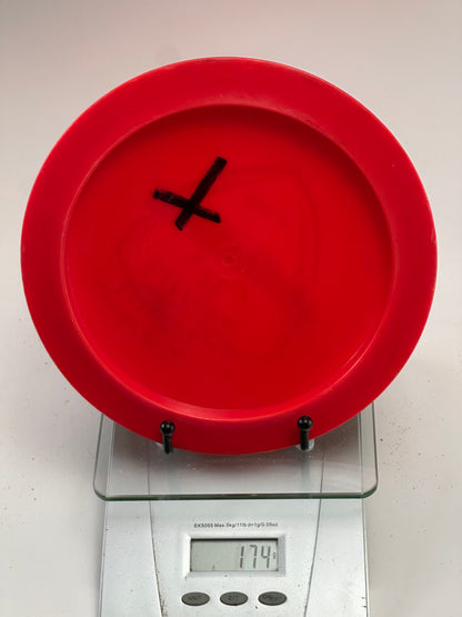 Dynamic Discs Fuzion Sheriff Distance Driver (Red, 174g)