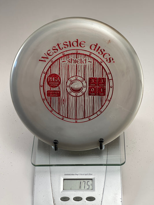 Westside Shield VIP Putter - Clear w/ Red Shield Stamp