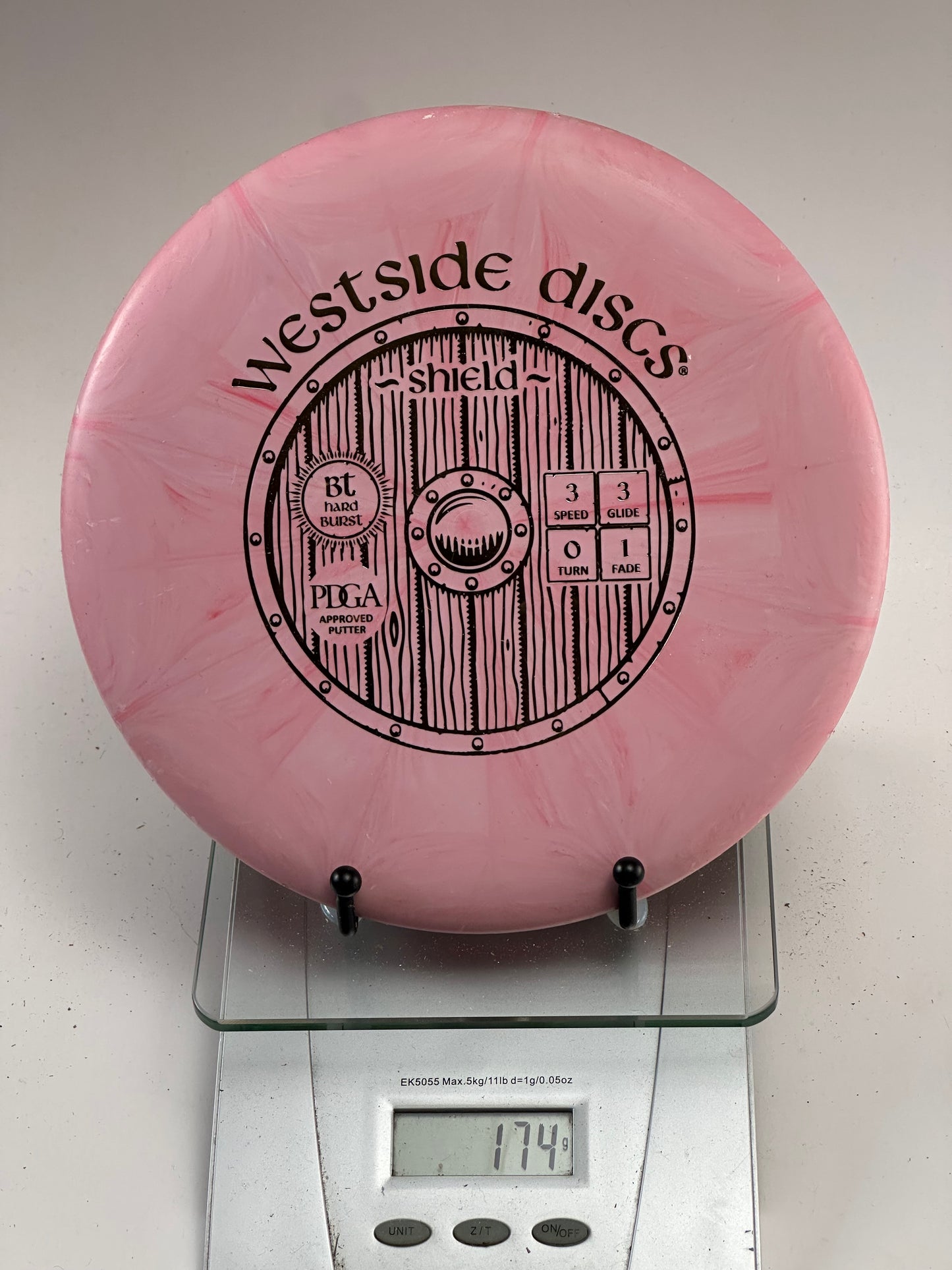 Westside Shield BT Hard Burst Putter - Pink Burst