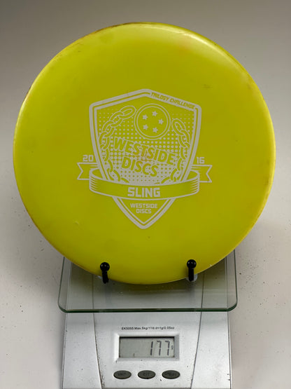 Westside Sling Midrange | Tournament Plastic | 2016 Trilogy Challenge | 177g Yellow