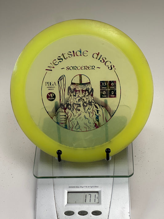 Westside Sorcerer VIP Transparent Yellow Distance Driver