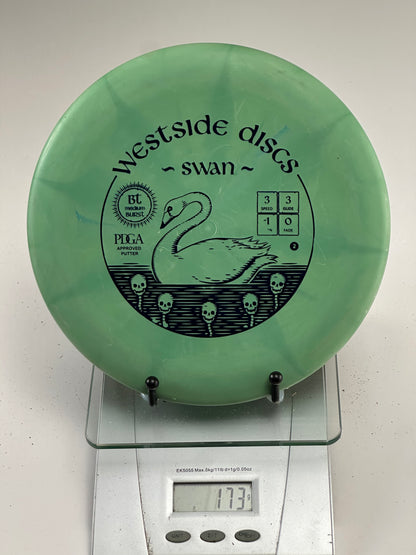 Westside Swan BT Medium Burst Putter - Green