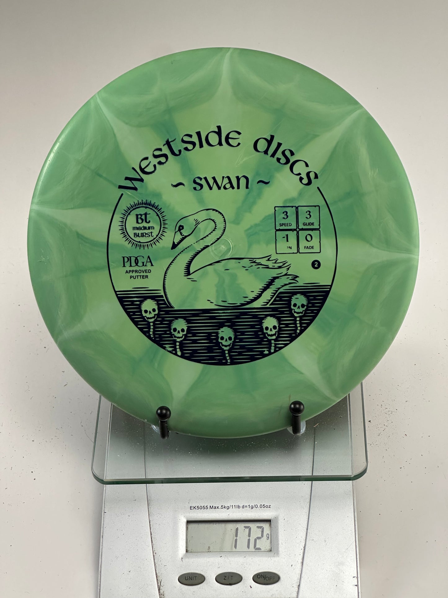 Westside Swan BT Medium Burst Putter (172g) - Green