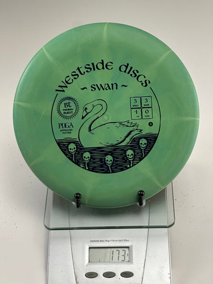 Westside Discs Swan BT Medium Burst Putter (Green) 173g