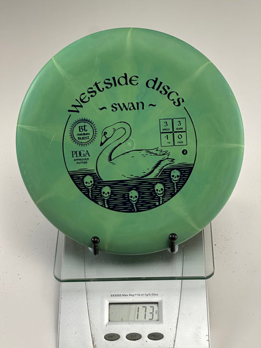 Westside Discs Swan BT Medium Burst Putter (Green) 173g