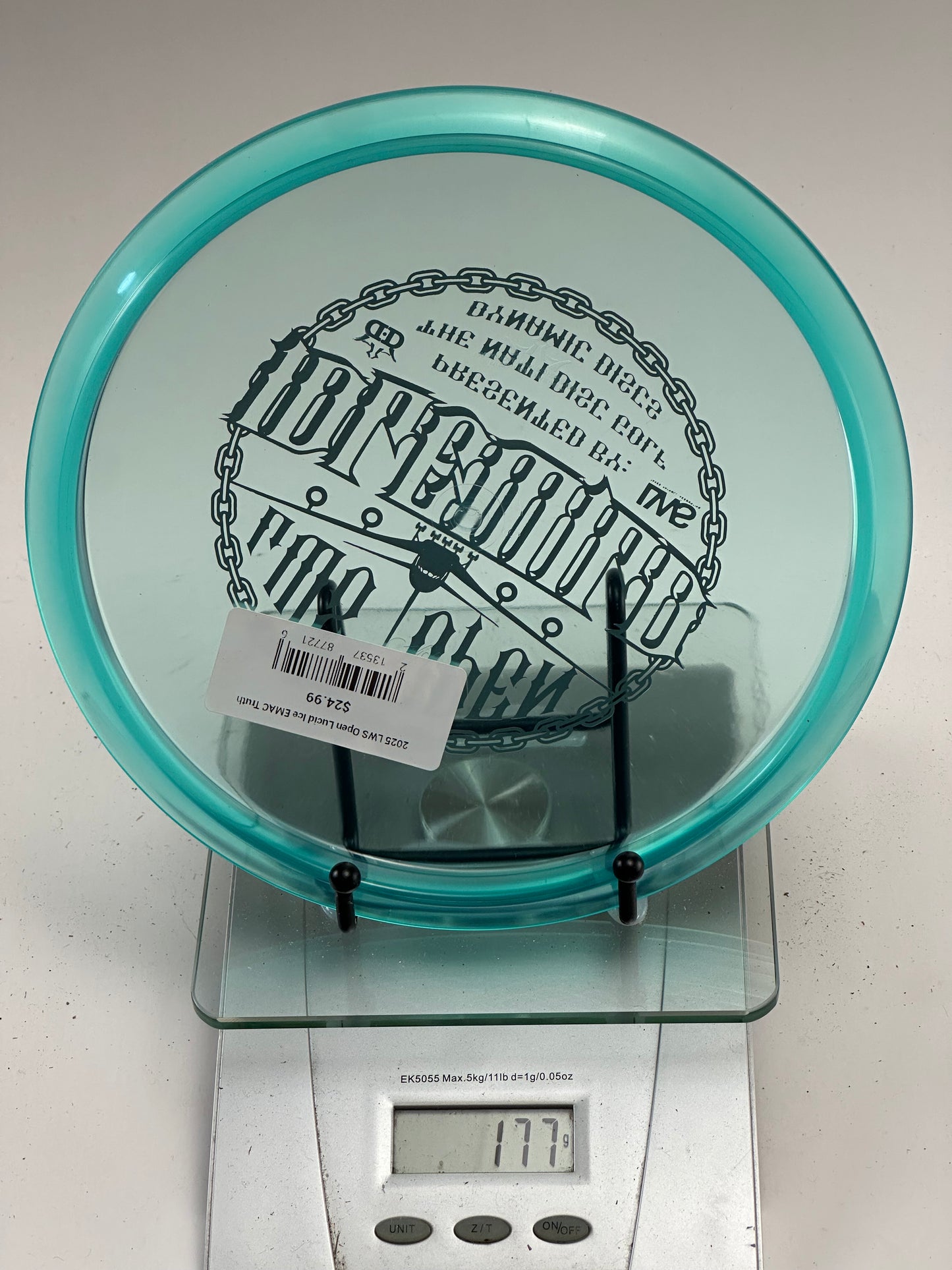 Dynamic Discs Lucid Truth – 2023 LWS Open Idlewild Stamp (Teal)