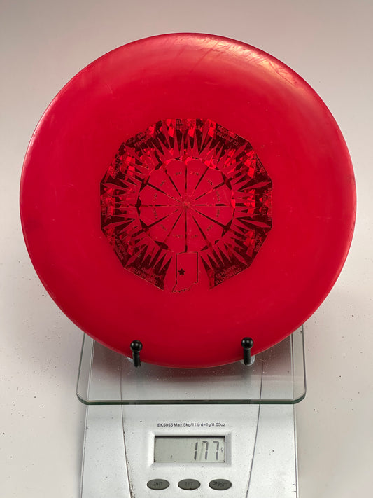 Trilogy Truth Lucid Midrange | Indiana Frozen Fundraiser Stamp | Transparent Red