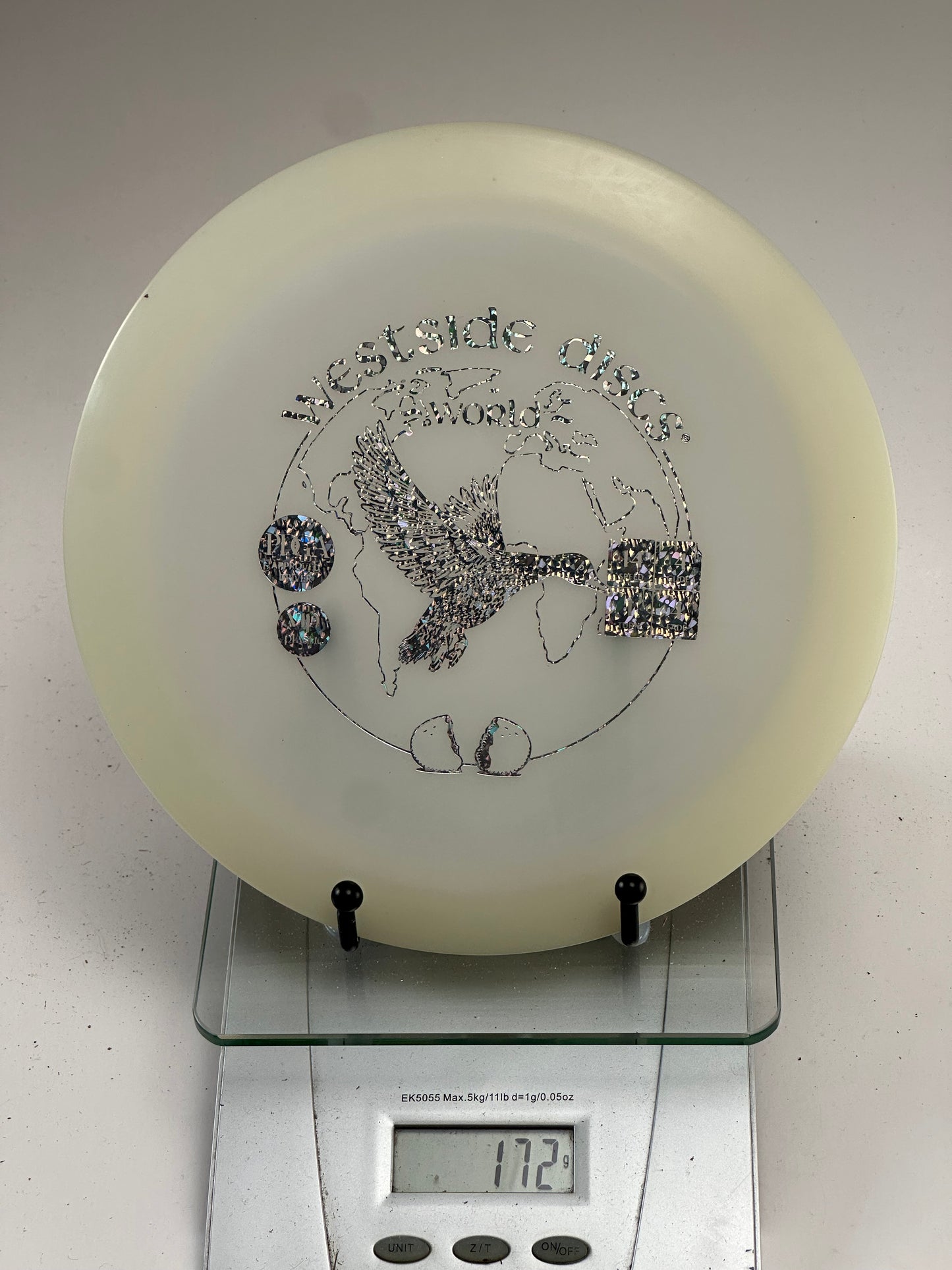 Westside World Moonshine Glow Distance Driver w/ Silver Holographic Stamp