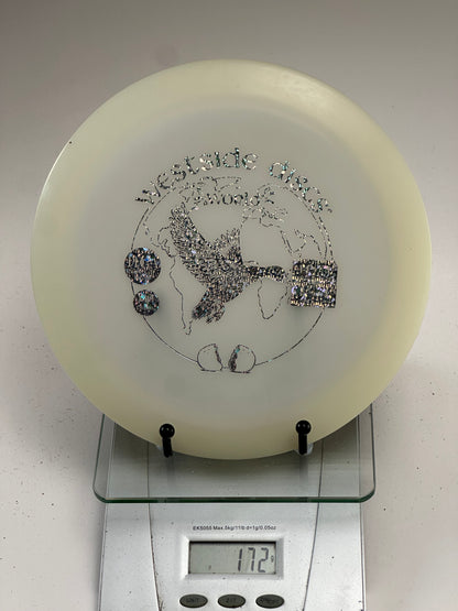 Westside World Moonshine Glow Distance Driver w/ Silver Holographic Stamp