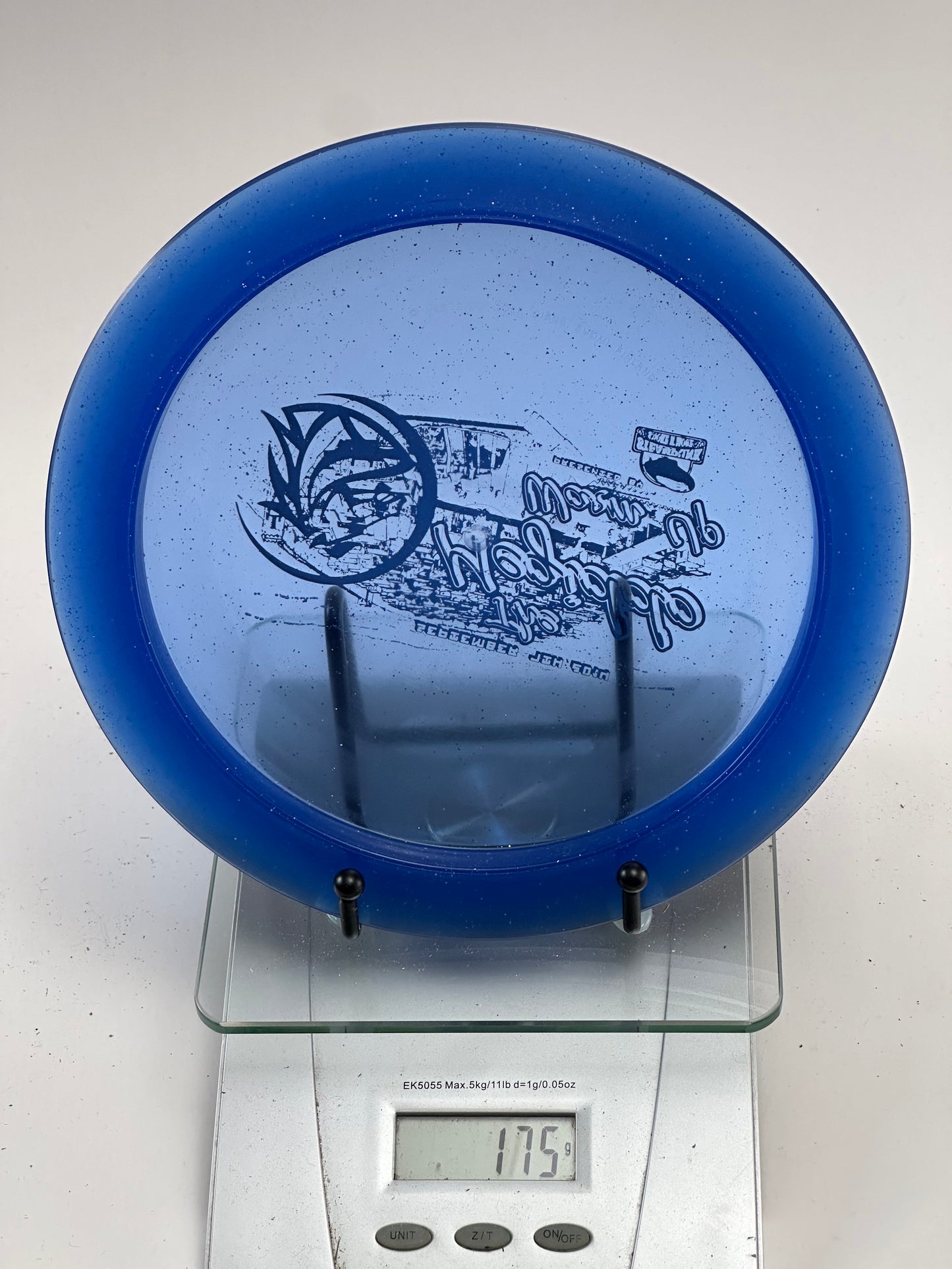 Westside World Moonshine Glow Disc - Megiddo Warm Up Sparkle Stamp (Blue)