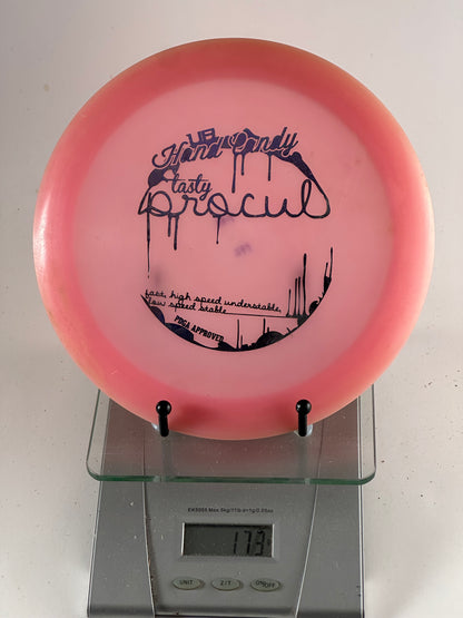 UB Discs Procul Ethereal Translucent Pink Distance Driver | Hard Candy Proto Stamp