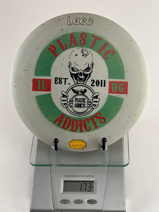 Vibram Lace X-Link Distance Driver (173g) - Speckled White Plastic Addicts Stamp