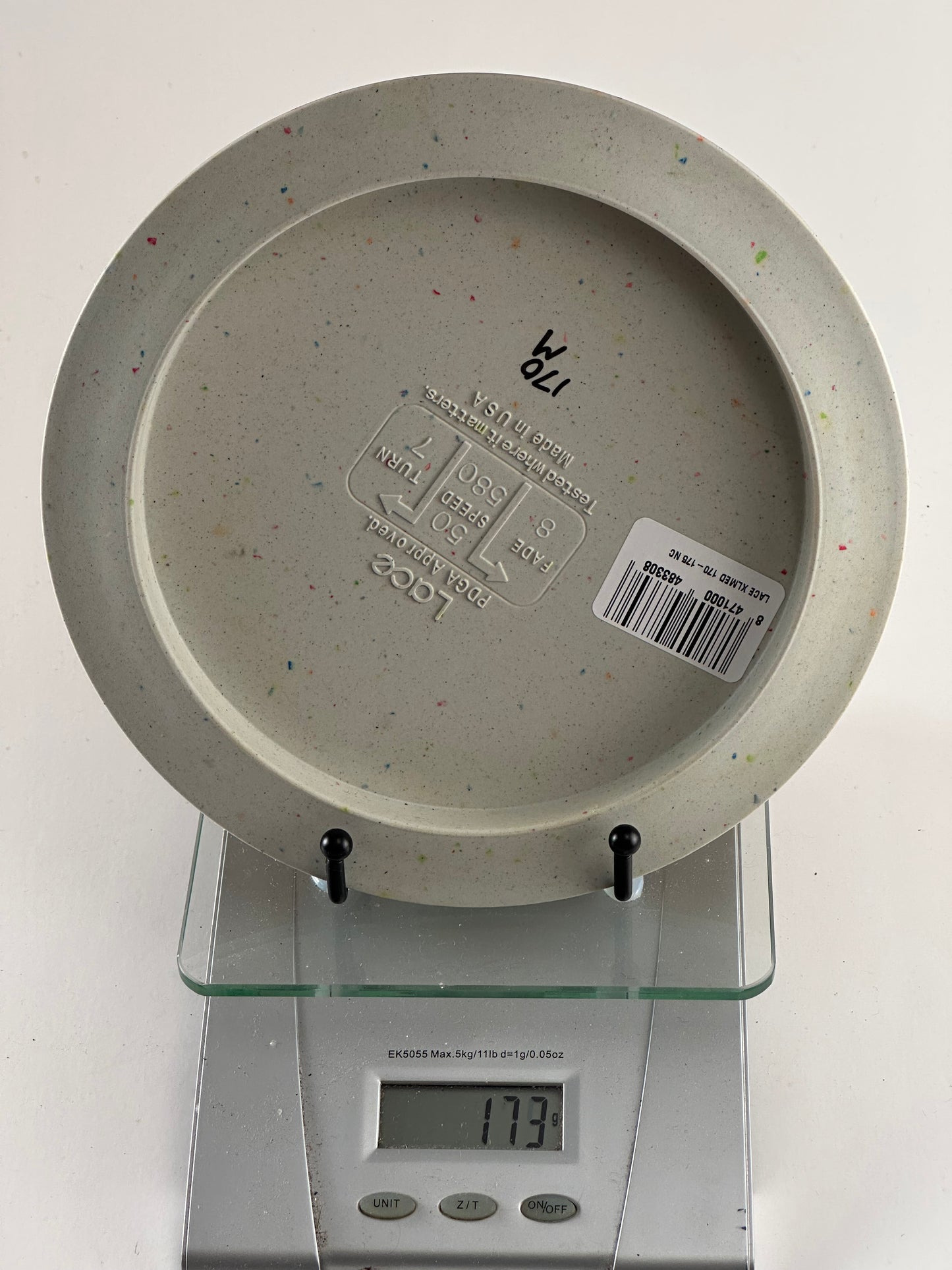 Vibram Lace X-Link Distance Driver (173g) - Speckled White Plastic Addicts Stamp