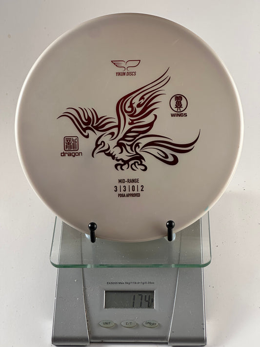 Yikun Wings Midrange – Dragon (Translucent) 174g White